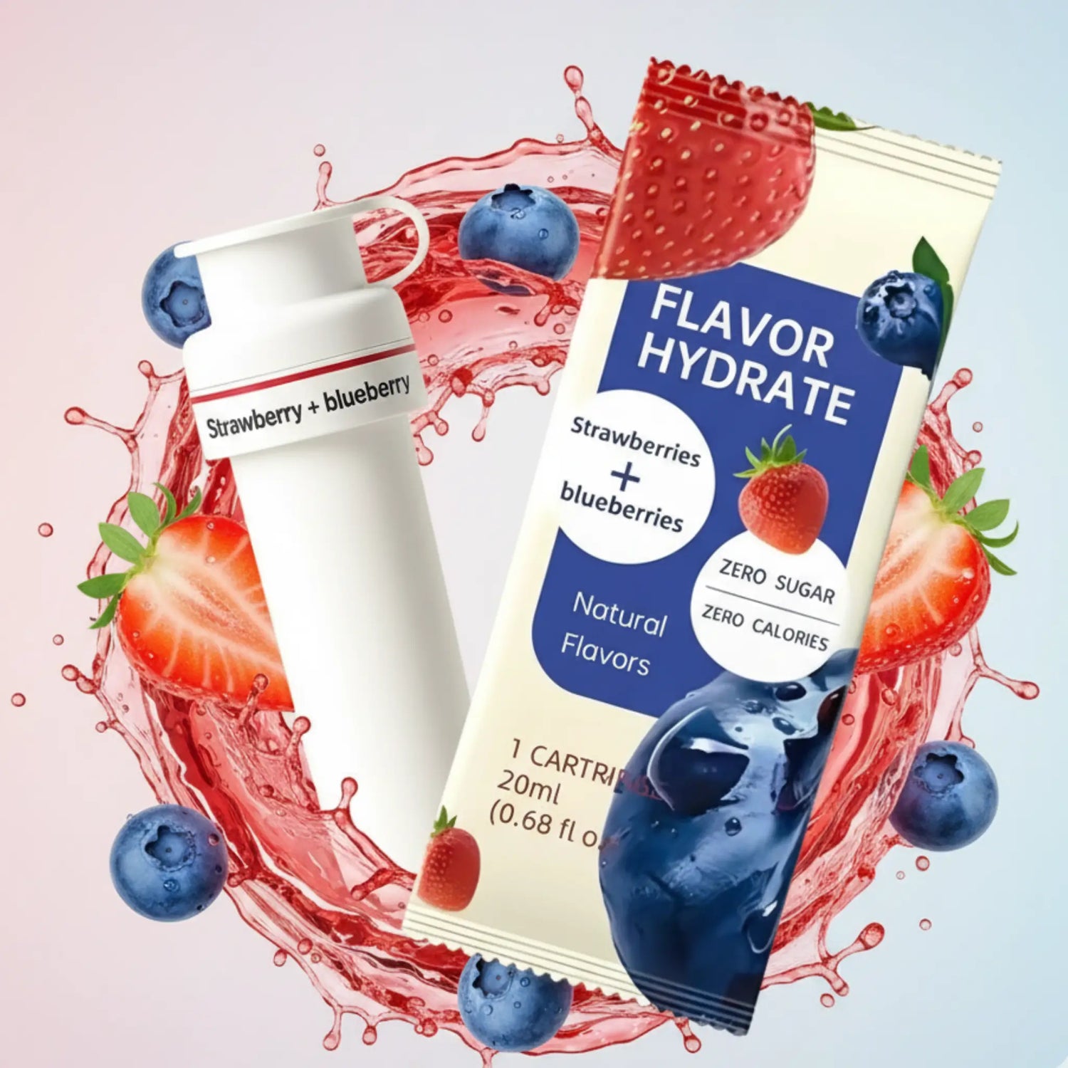 Blaubeere Erdbeere Infused